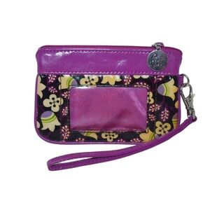 Vera Bradley Frills Floral Wristlet 4x6”